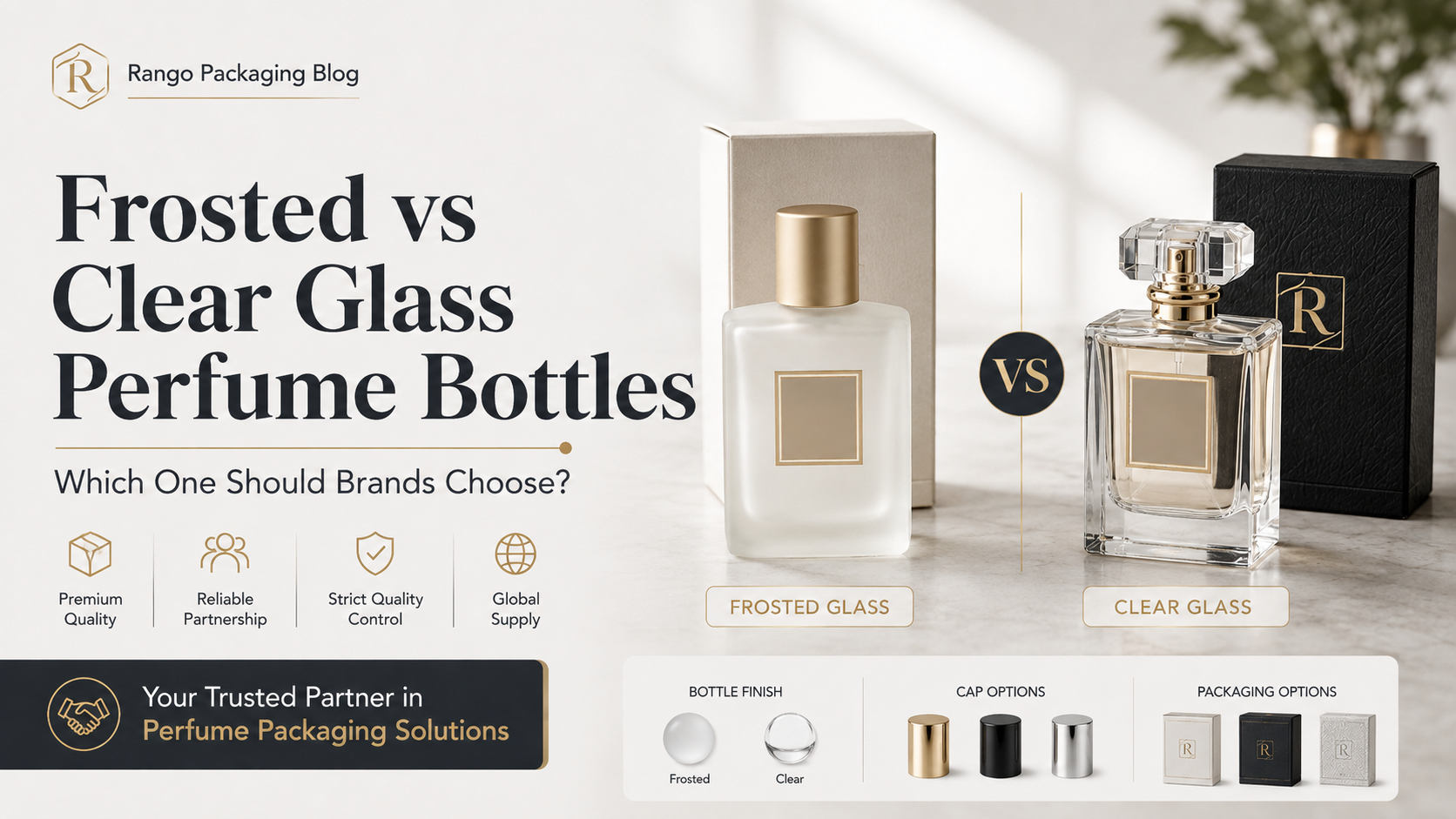 Frosted vs Clear Glass Perfume Bottles: Which One Should Brands Choose?