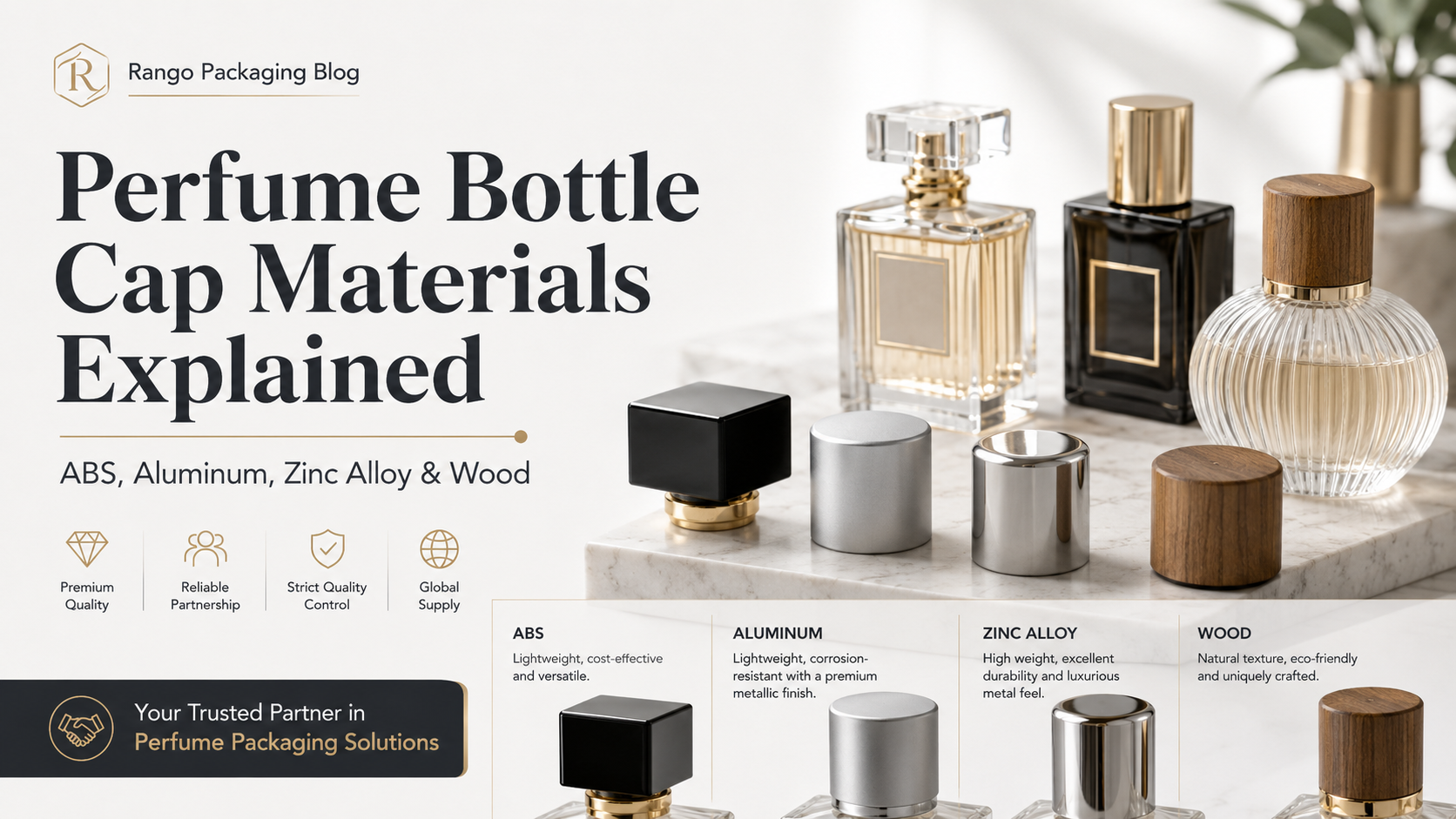 Perfume Bottle Cap Materials Explained