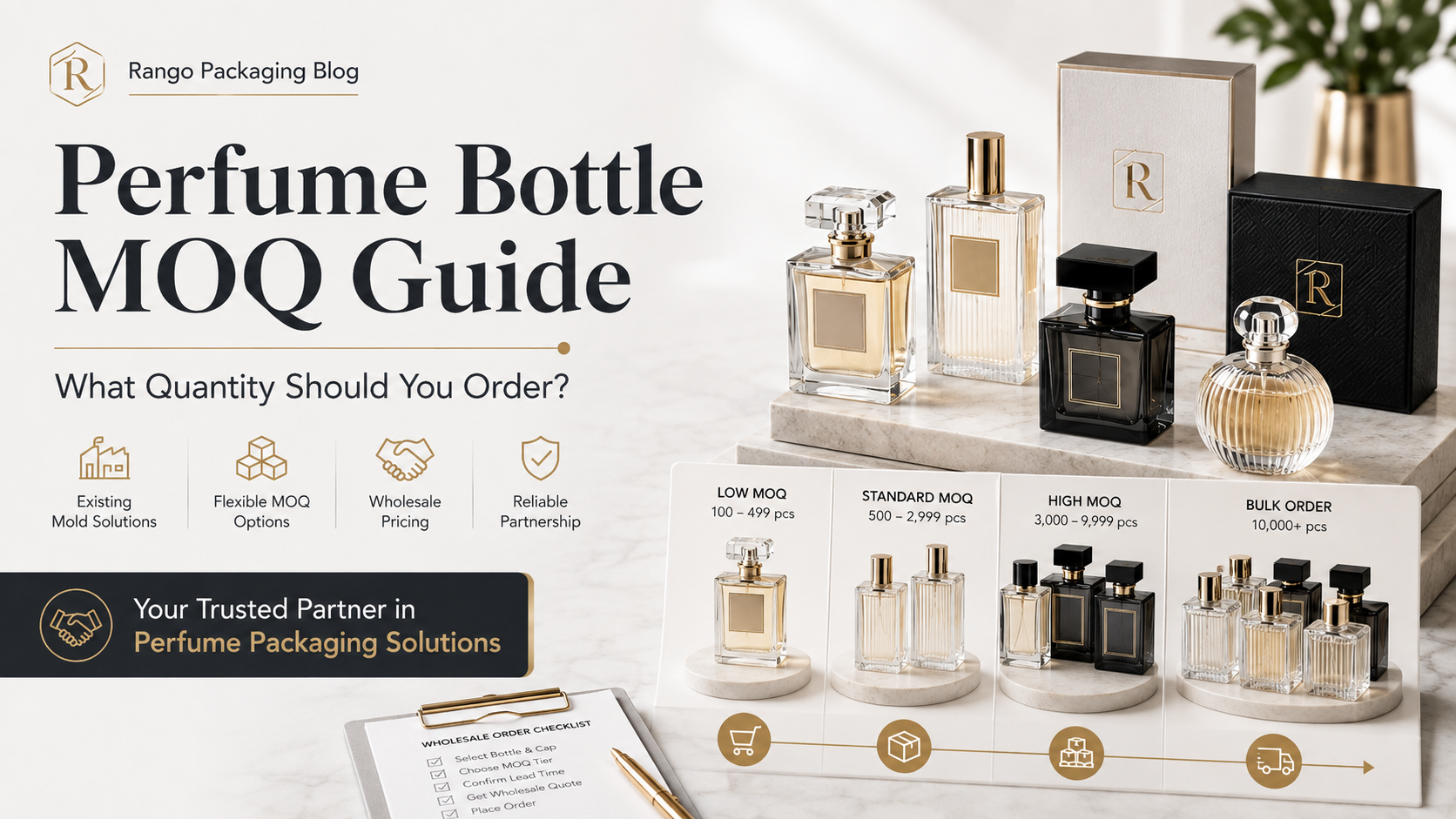 Perfume Bottle MOQ Guide: What Quantity Should You Order?