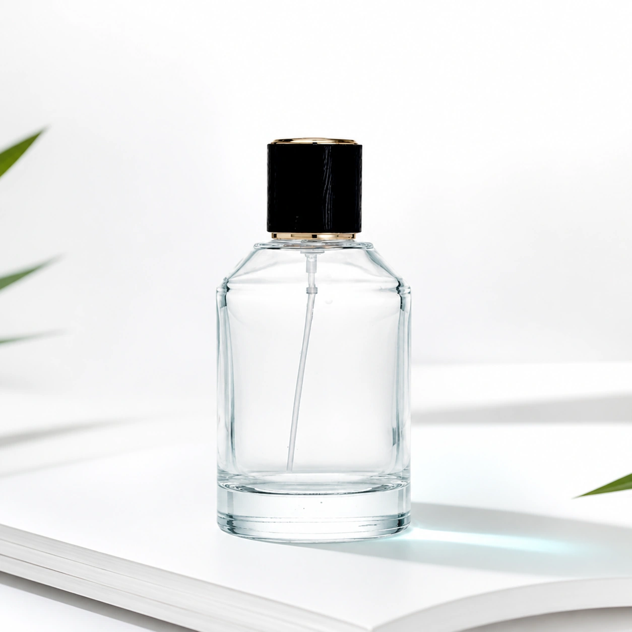 100ml Round Clear Glass Perfume Bottle