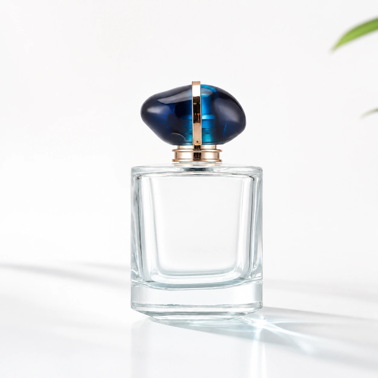 100ml Square Clear Glass Perfume Bottle
