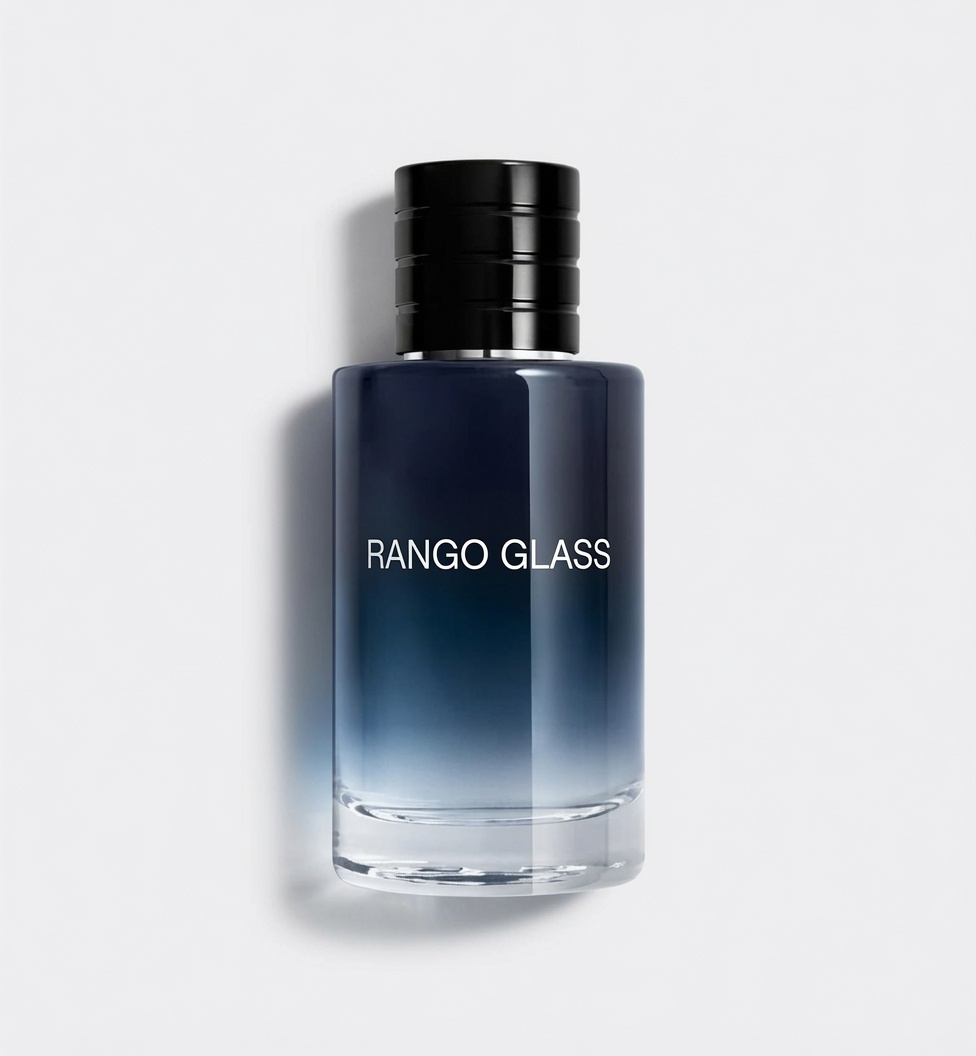 100ml Gradient Blue Glass Perfume Bottle